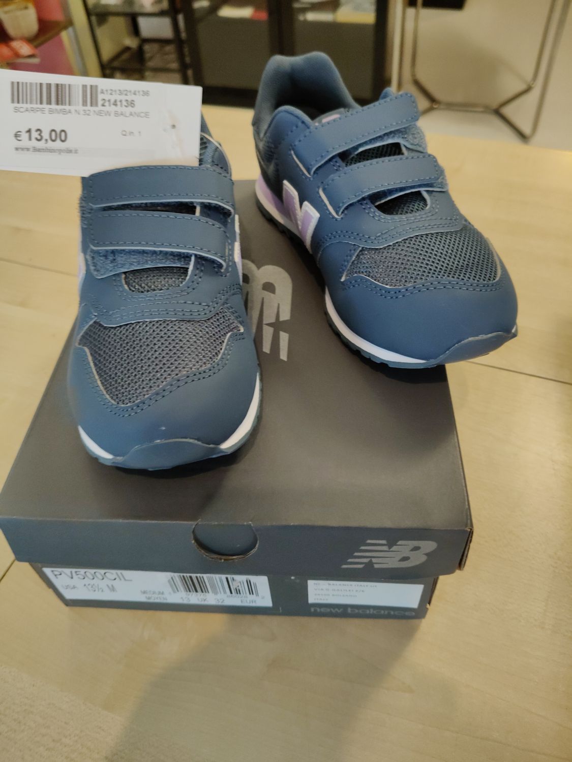 Scarpe bimba n.32 New Balance