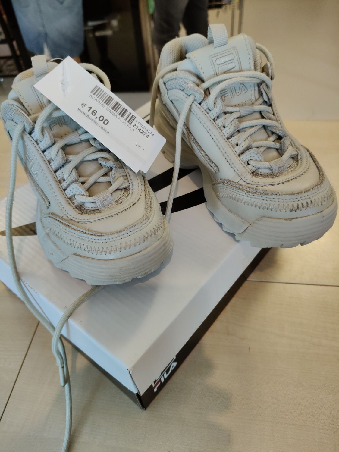 Scarpe bimba n.31 Fila