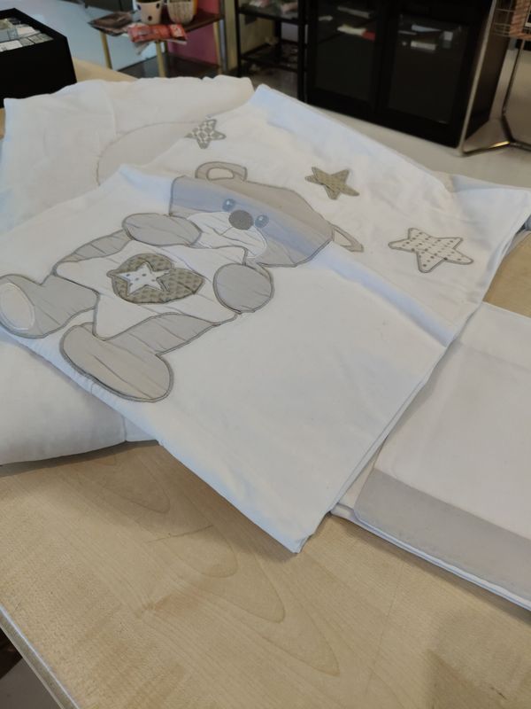 Coperta e federa per lettino