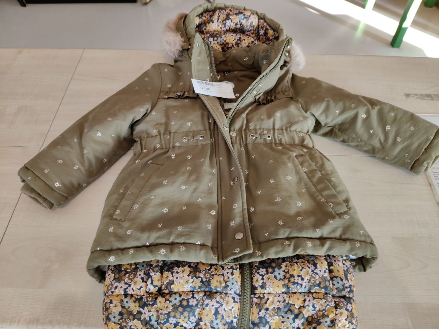 Giubbotto doppio bimba 4 anni Sergent Major