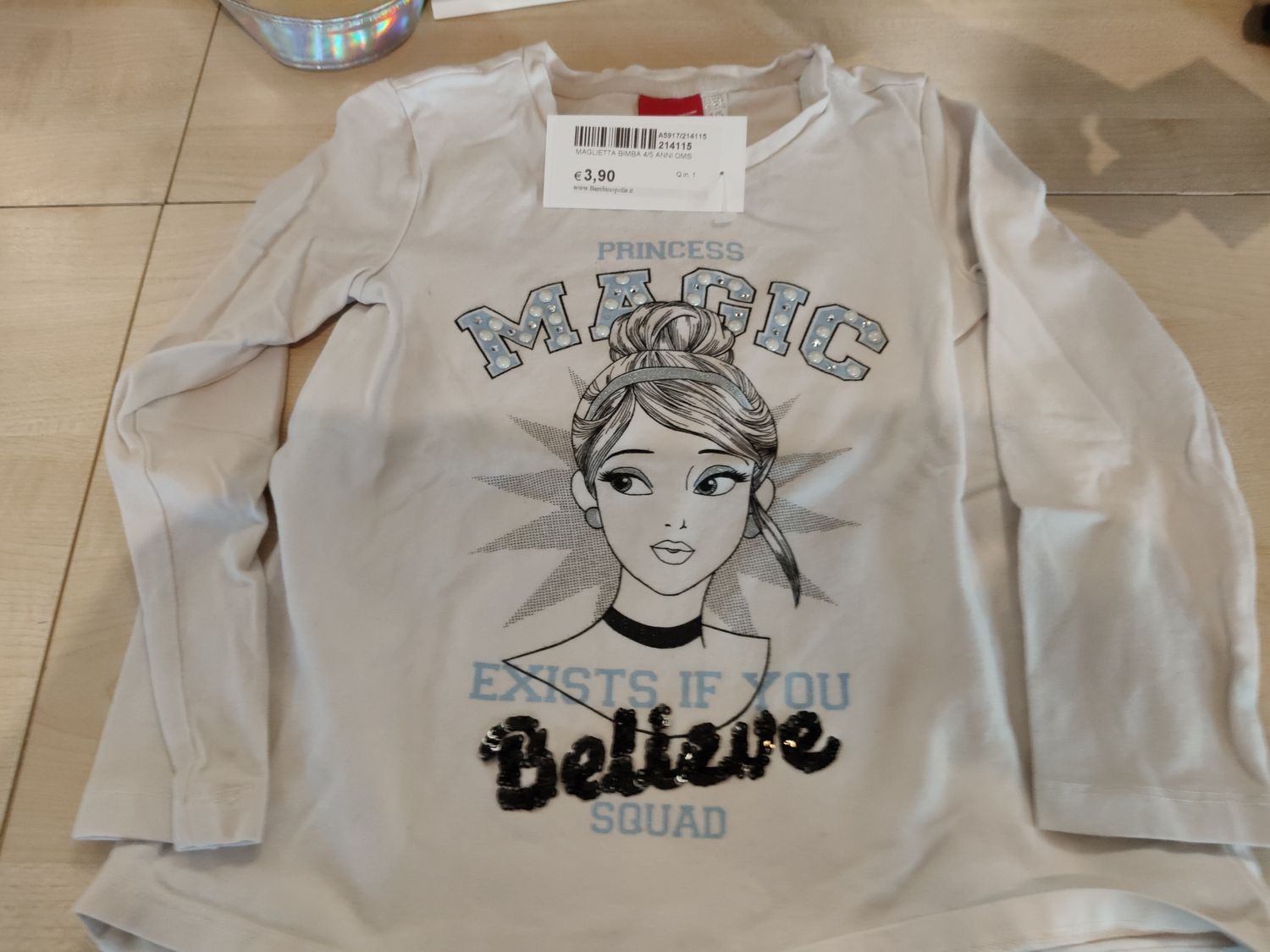 Maglietta bimba 4/5 anni original marines