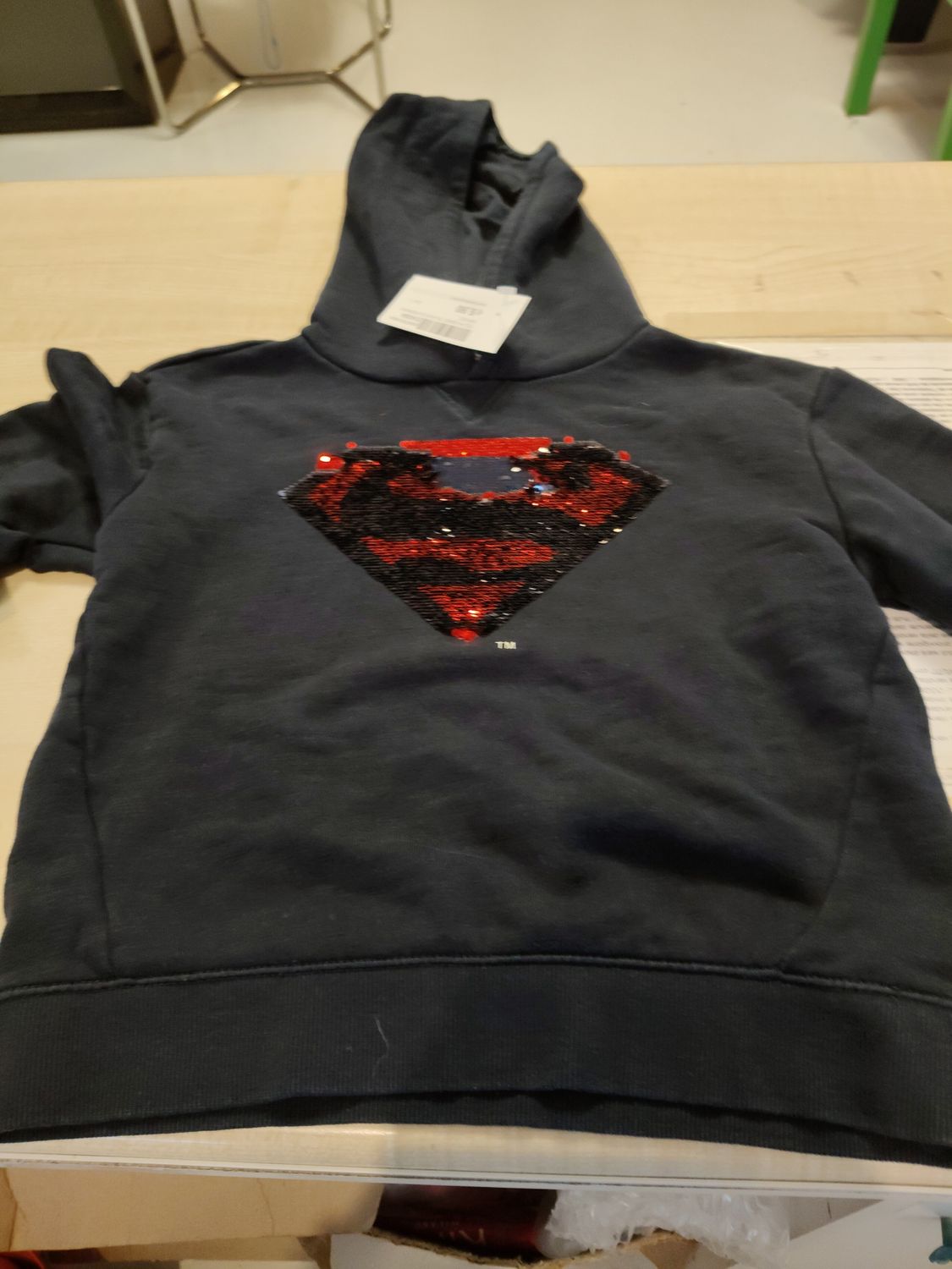 Felpa bimbo 7/8 anni Superman Mango