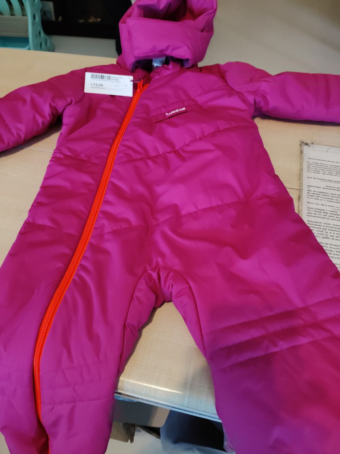 Tuta da sci bimba 2 anni Wedze