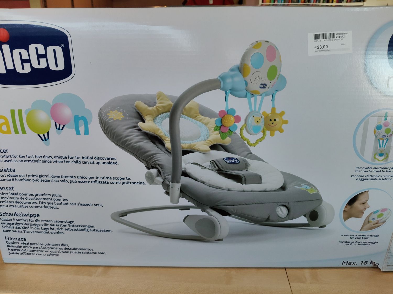 Sdraietta Chicco Balloon