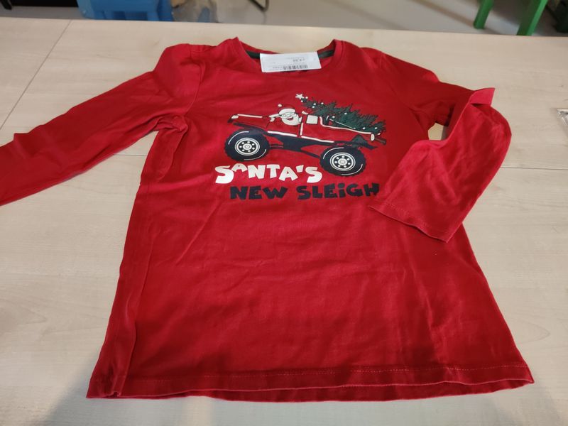 Maglietta bimbo 8/9 anni Natale Little Kids