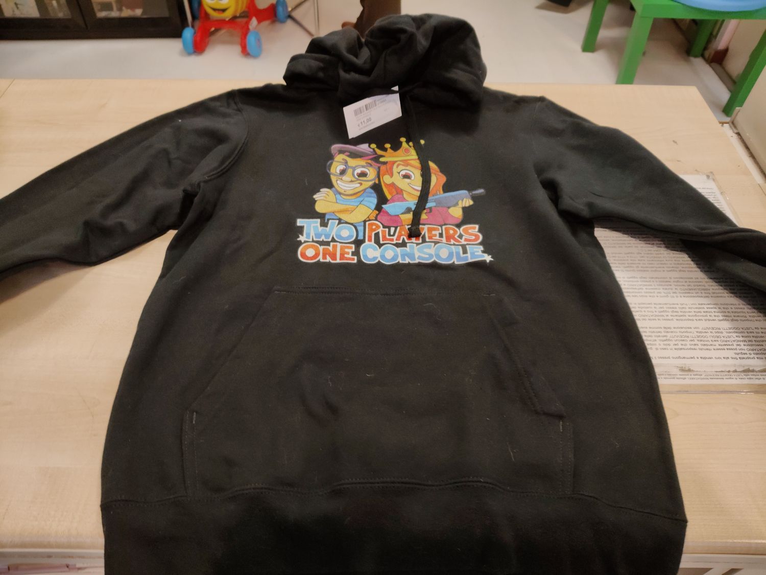 Felpa ragazza tg S Two Player