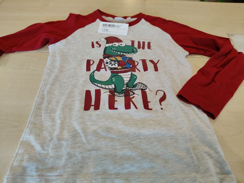 Maglietta bimbo 8/9 anni Natale Blukids