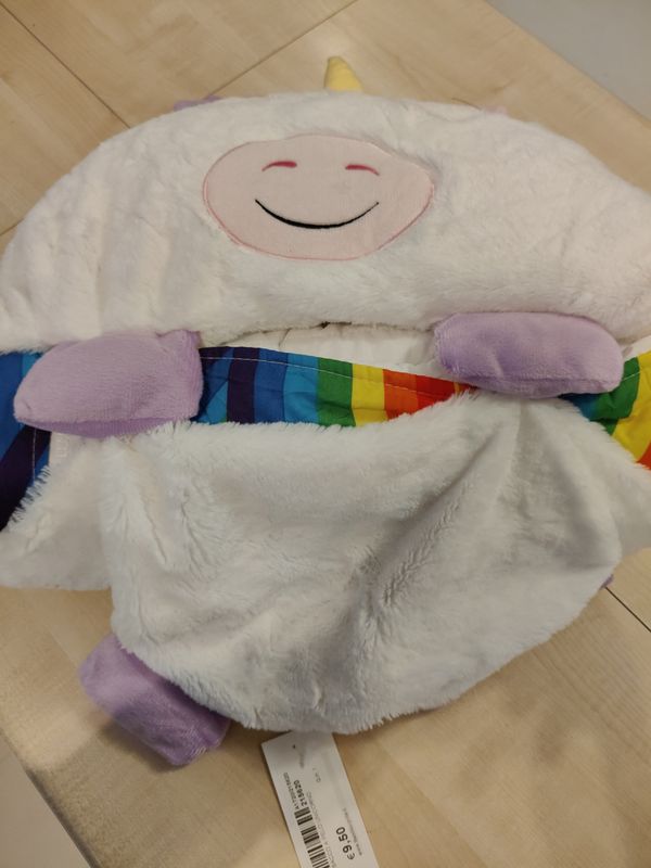 Sacco a pelo unicorno
