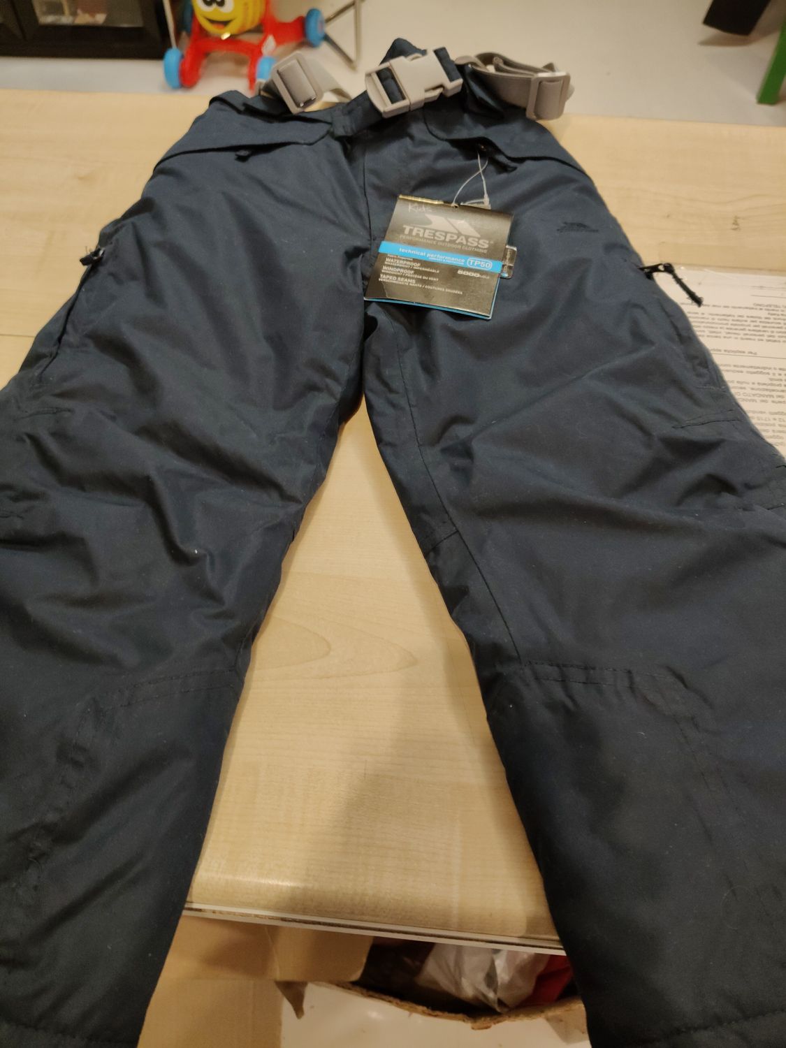 Pantaloni da sci bimbo 3/4 anni Trespass