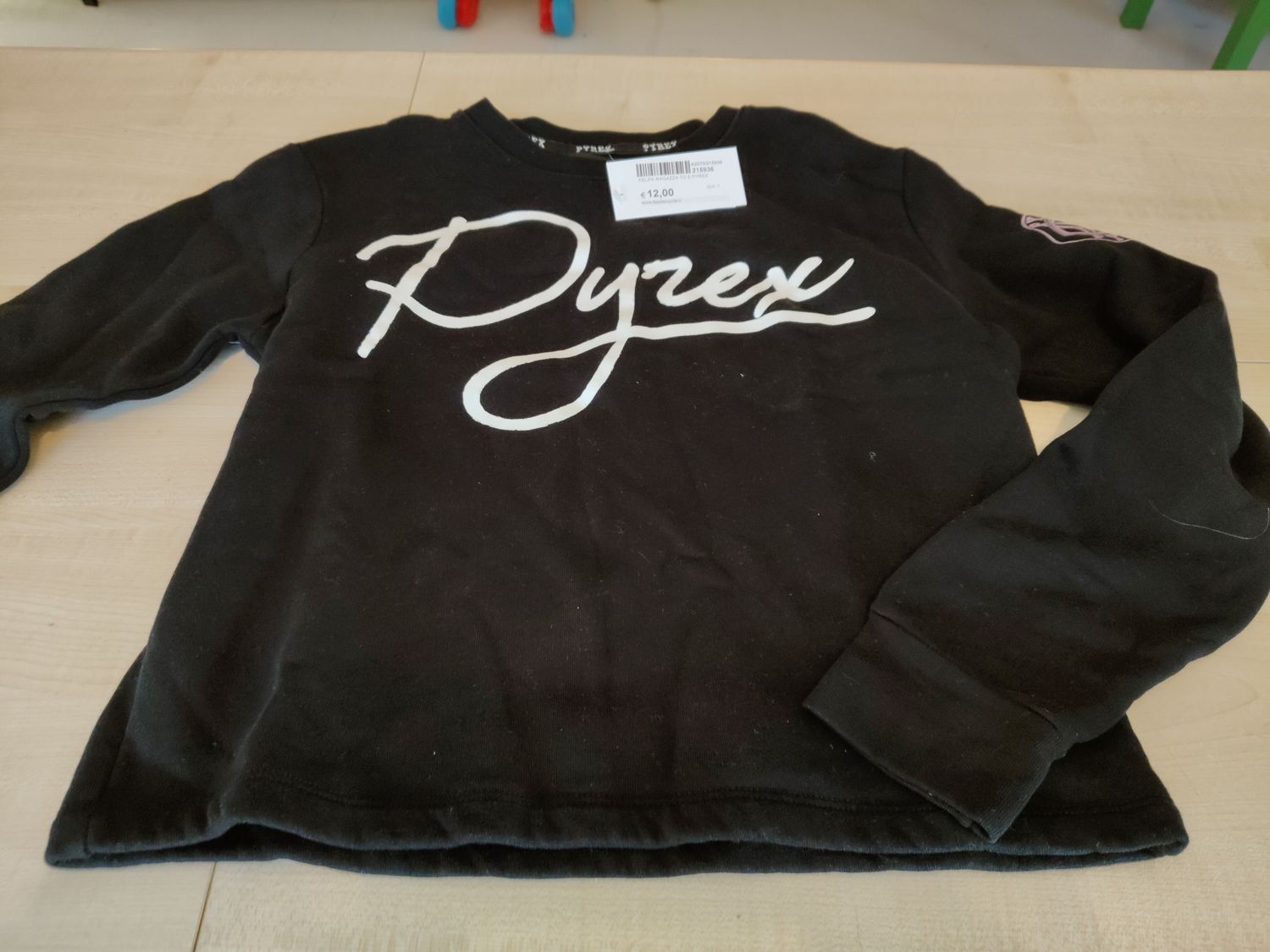 Felpa ragazza tg S Pyrex