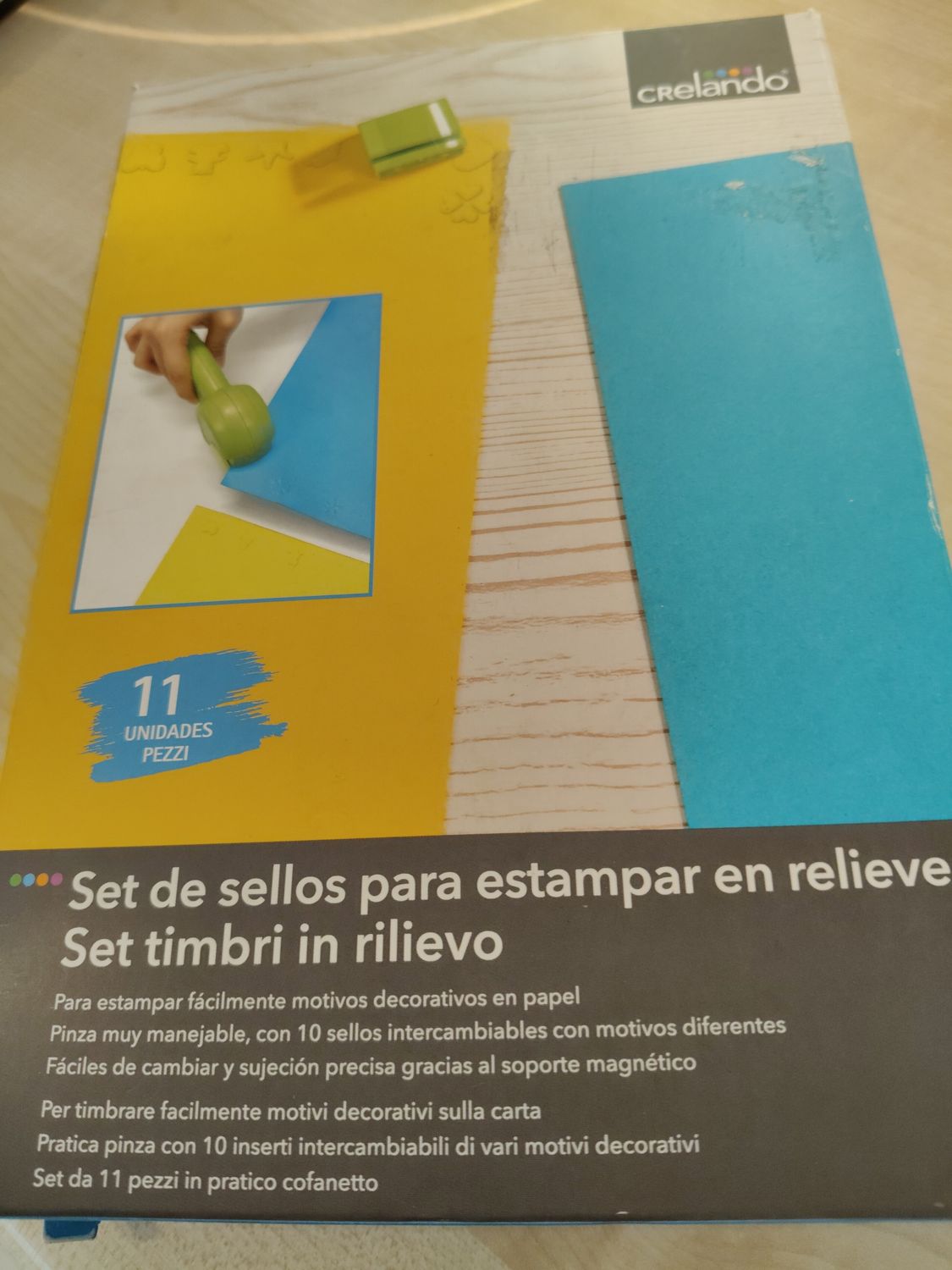 Set timbri in rilievo