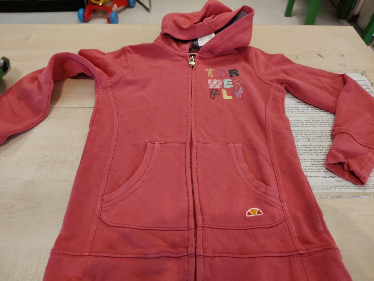 Felpa bimba 8 anni Ellesse