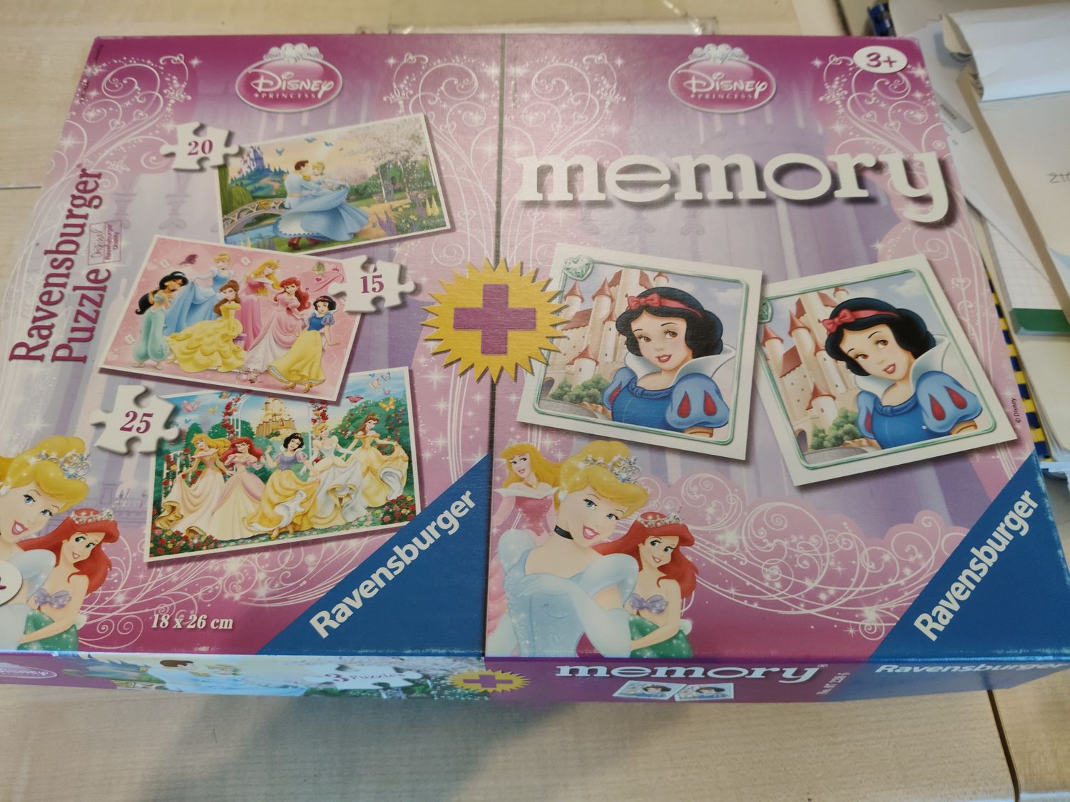 Puzzle + memory principesse Disney