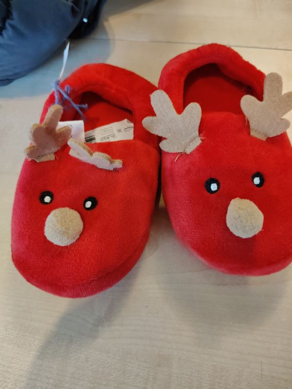 Pantofole bimbo/a n.26/27 Natale Blukids nuove