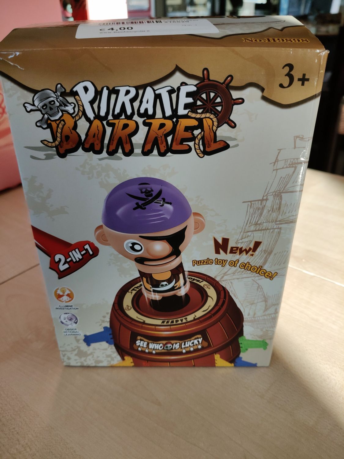 Pirate barrel