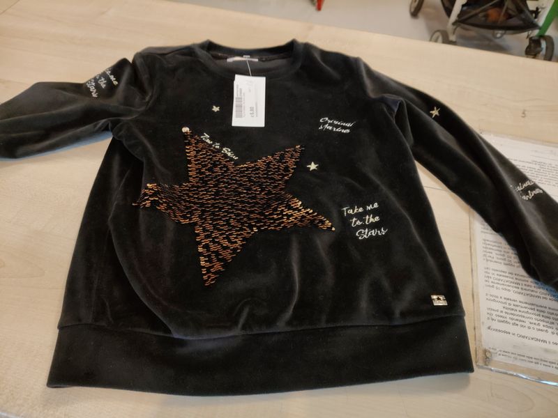 Felpa bimba 7/8 anni Original marines