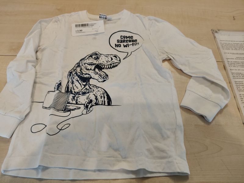 Maglietta bimbo 5 anni Ido