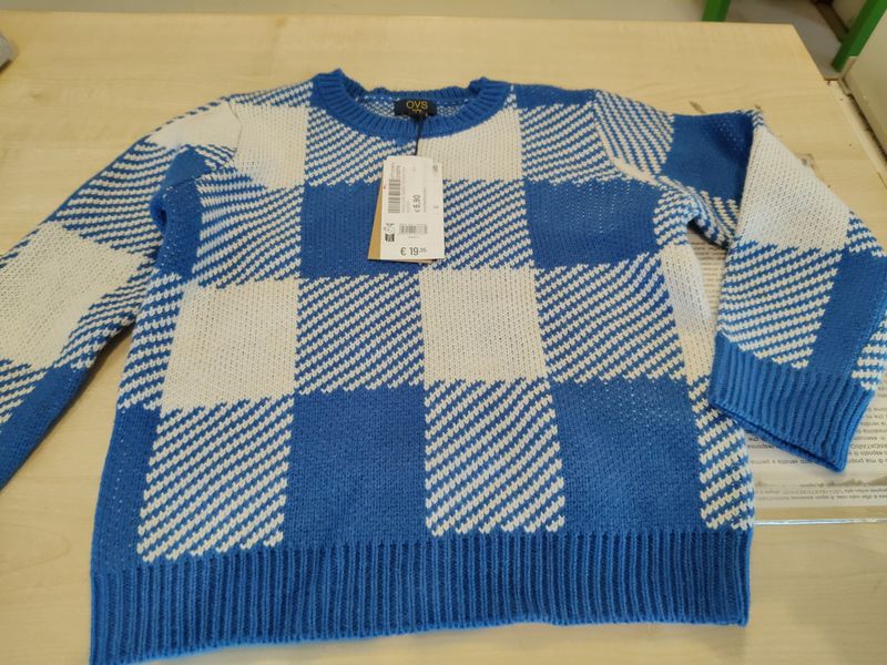 Maglione bimbo 7/8 anni Ovs nuovo