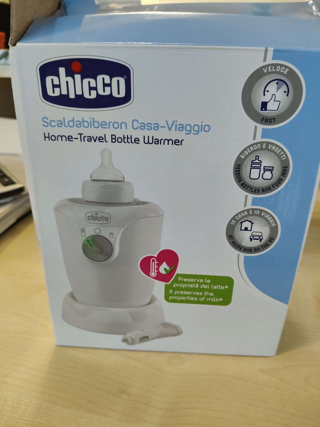 Scaldabiberon Chicco casa&amp;auto