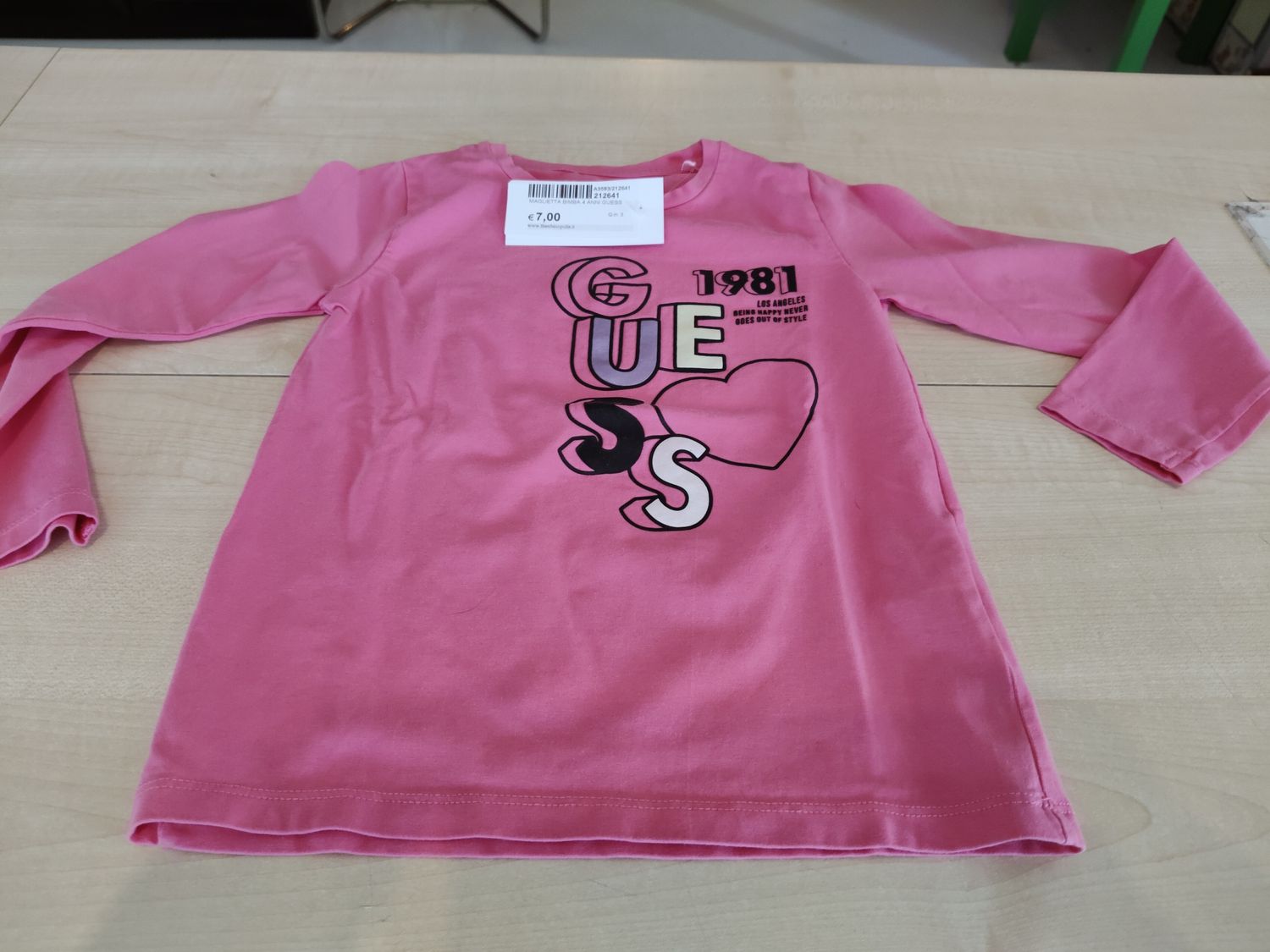 Maglietta bimba 4 anni Guess