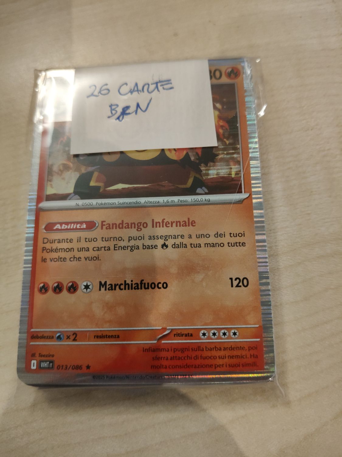 Carte Pokemon 26 pezzi