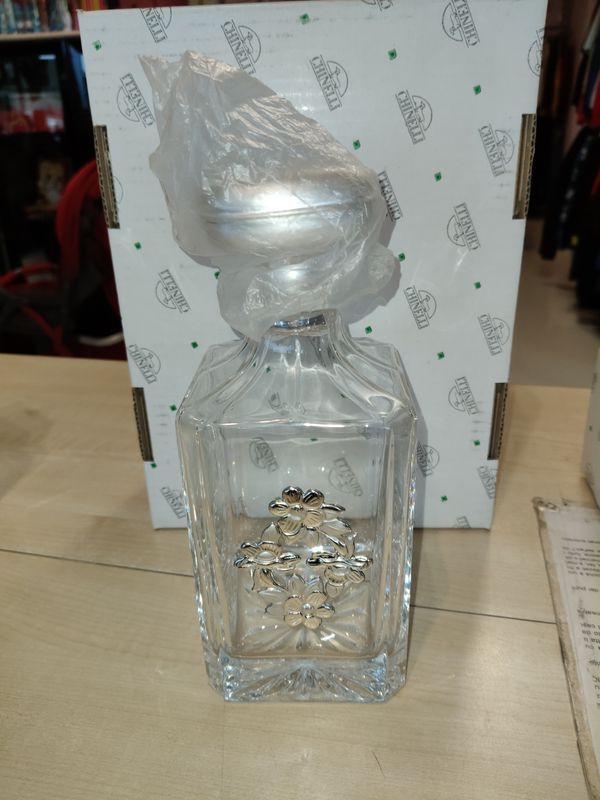 Bottiglia di cristallo Chinelli