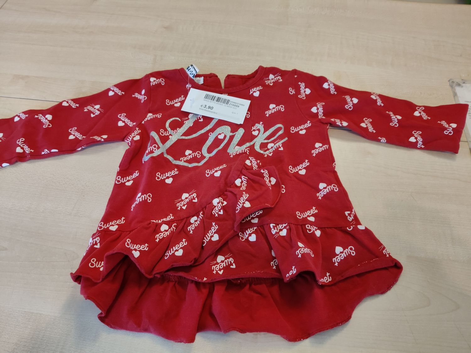 Maglietta bimba 12 mesi Ido