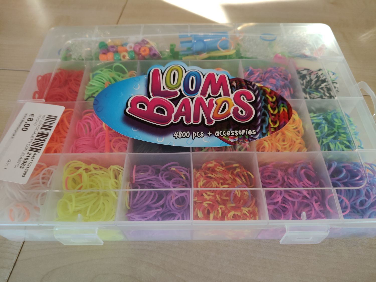 Kit braccialetti con elastici nuovo