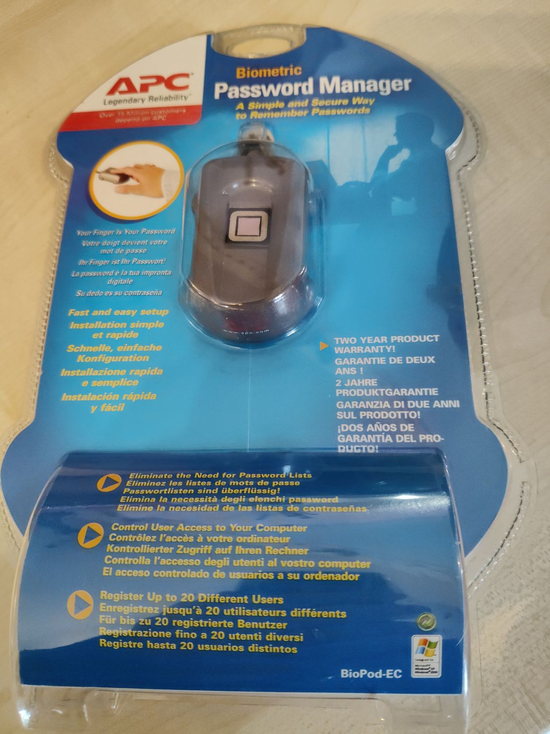 Password manager biometrico nuovo