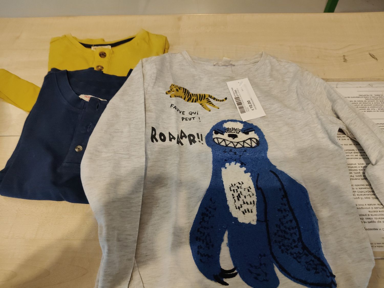 Maglietta bimbo 8 anni Dpam 3 pezzi