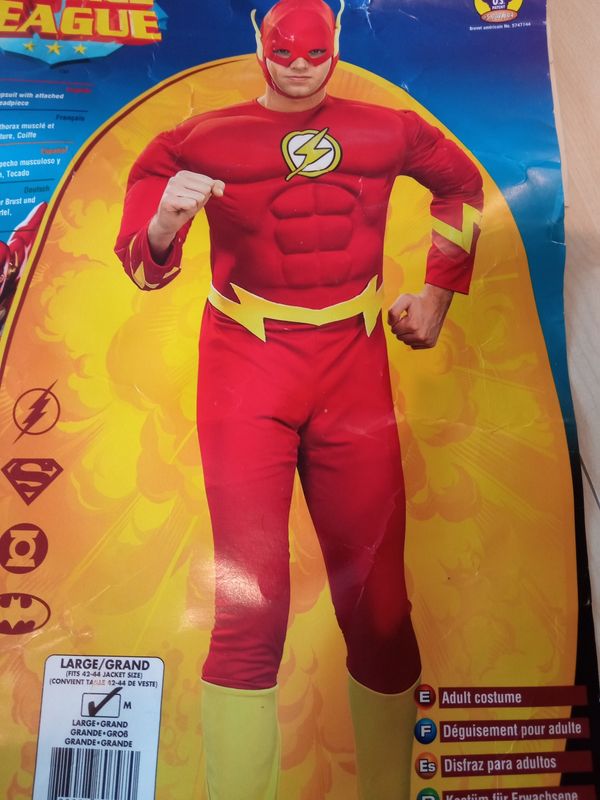 Costume di carnevale uomo Flash tg M