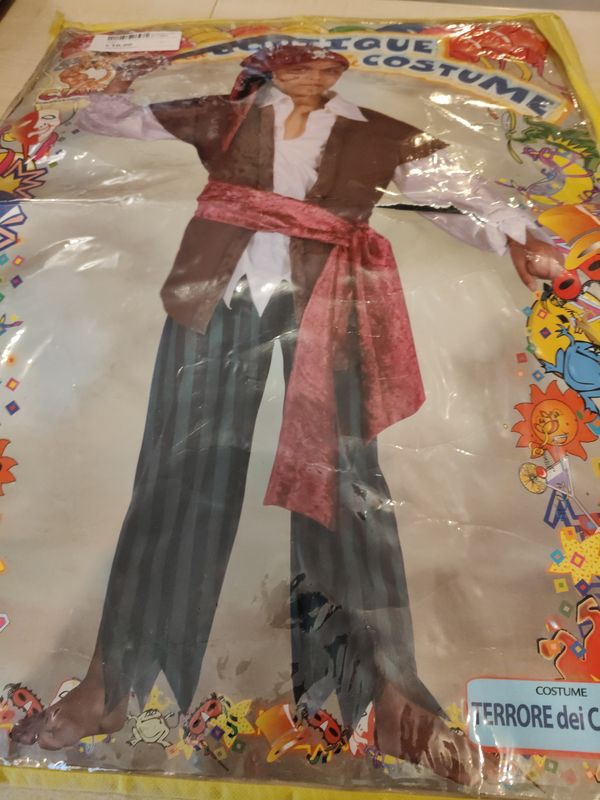 Costume di carnevale Pirata 4/6 anni