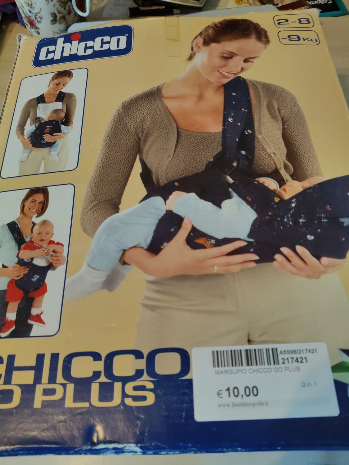 Marsupio Chicco go plus