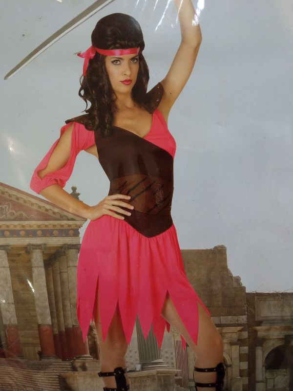 Costume di carnevale romana ragazza tg XS/S
