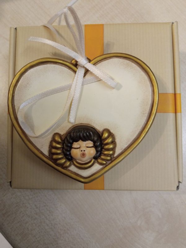 Formella cuore angelo Thun