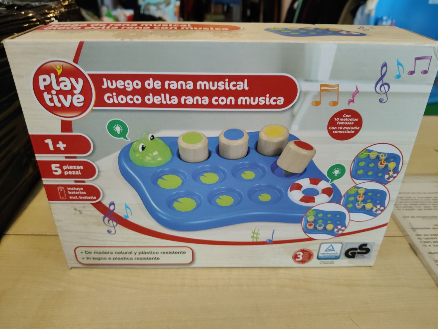 Gioco della rana con musica