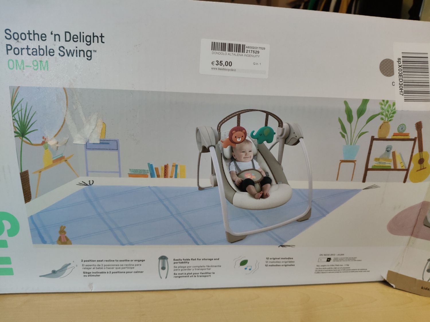 Dondolo altalena Ingenuity