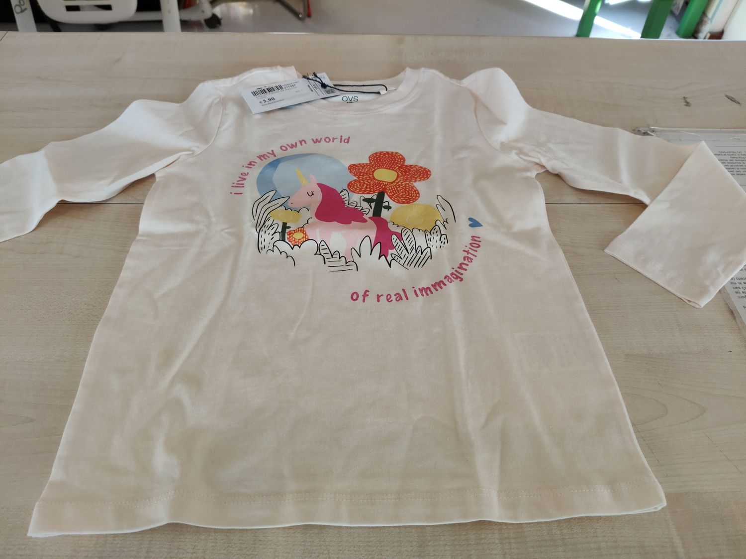 Maglietta bimba 8/9 anni Ovs nuova