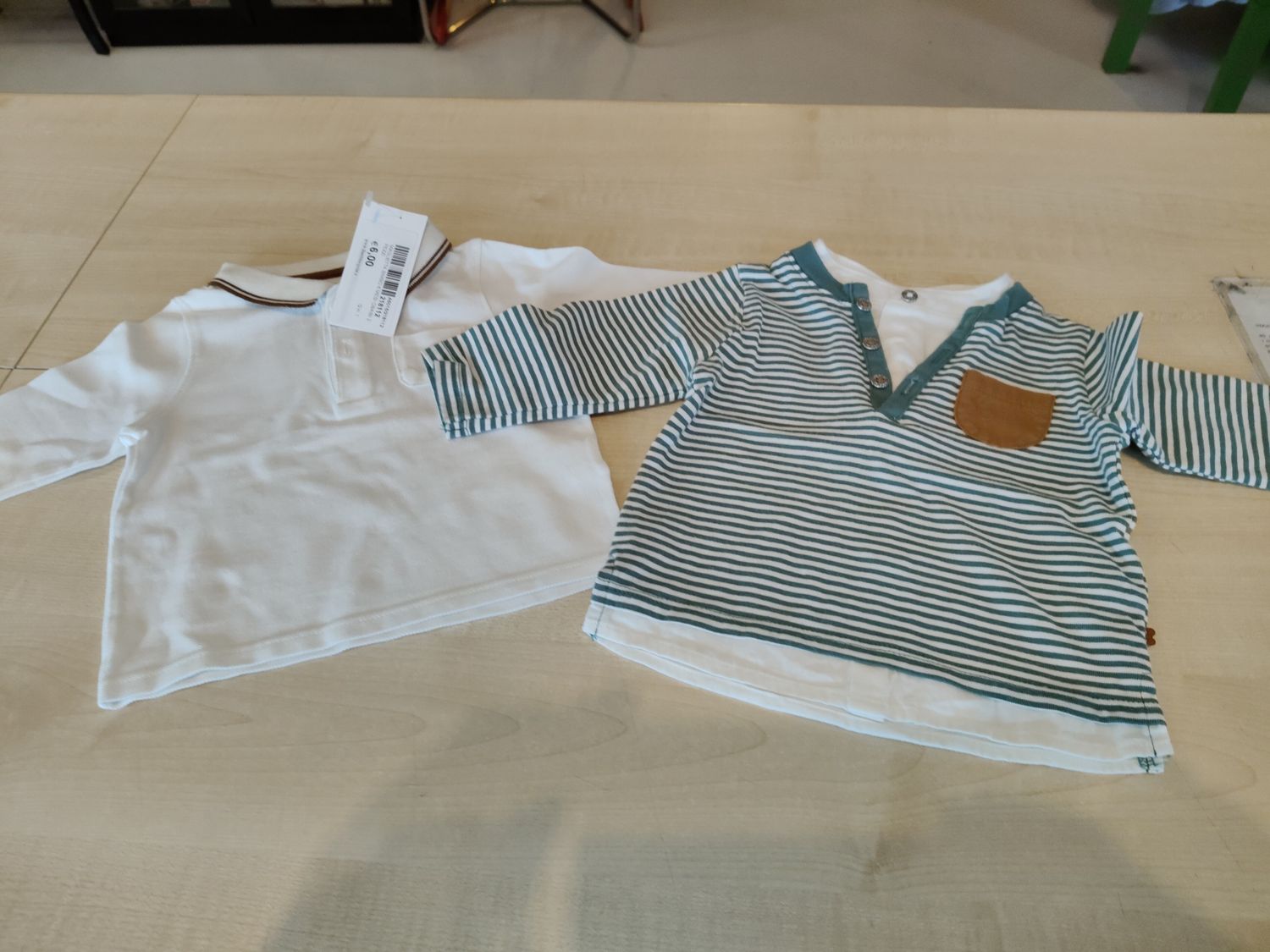 Maglietta bimbo 6 mesi Obaibi 2 pezzi