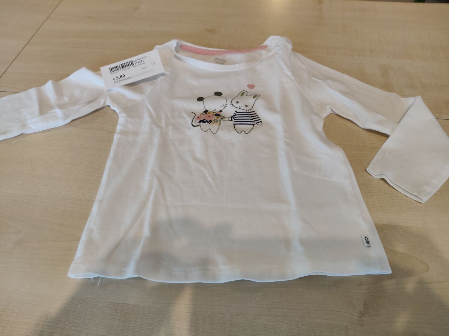 Maglietta bimba 3 anni Obaibi