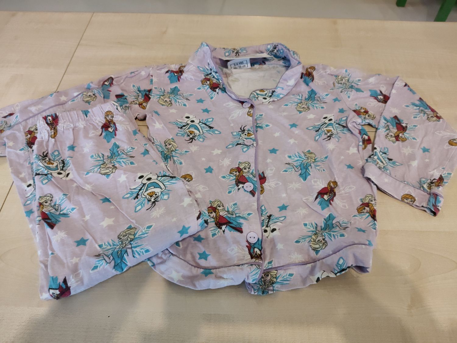 Pigiama bimba 5/6 anni Frozen
