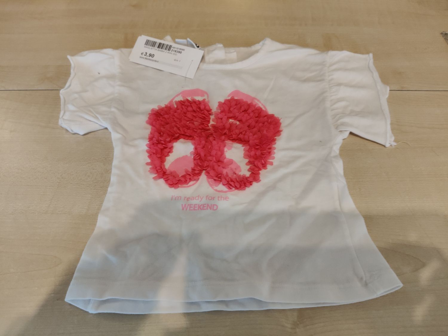 Maglietta bimba 2 anni Ido