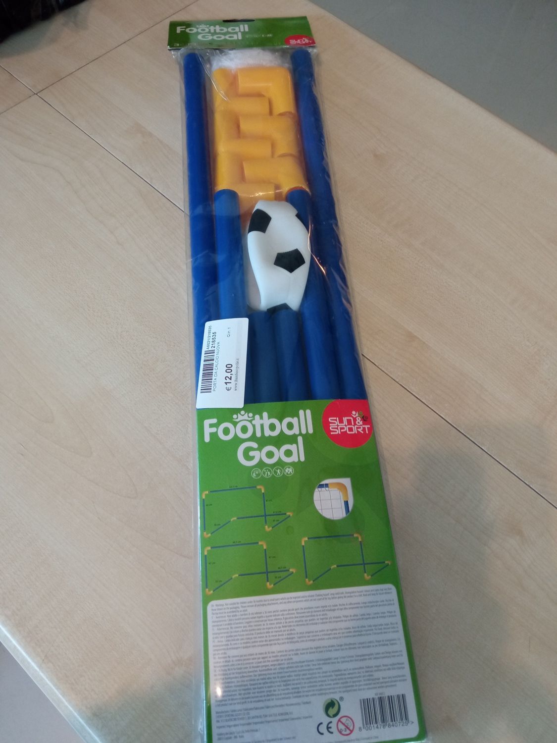 Porta da calcio nuova