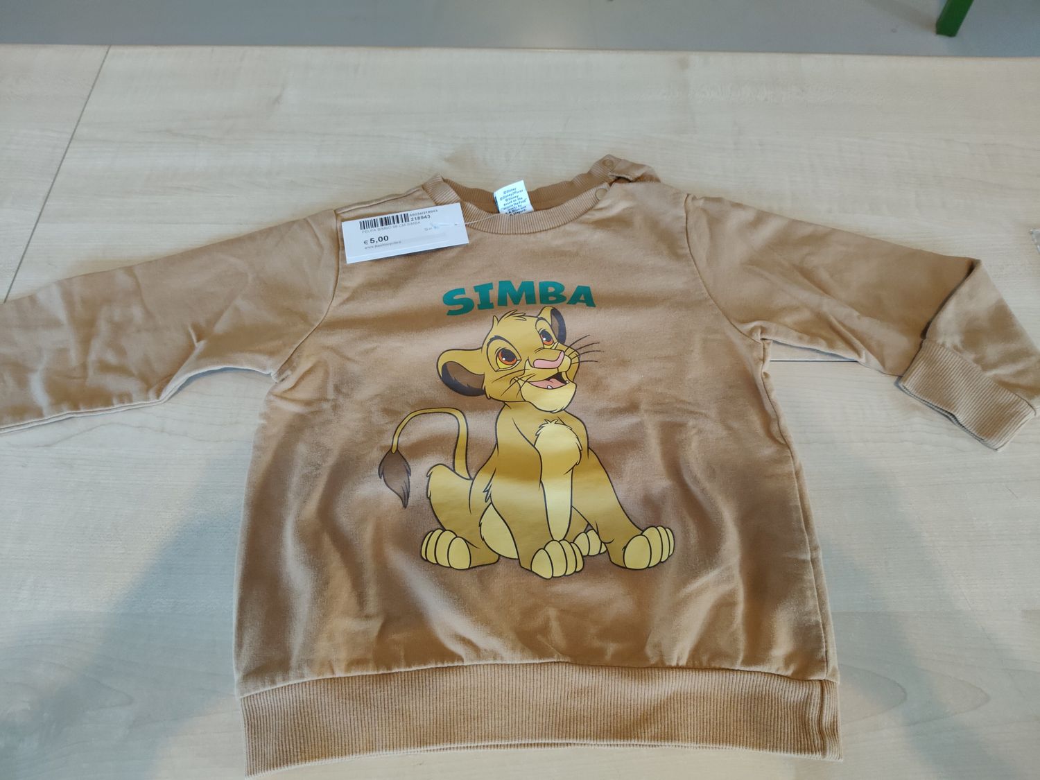 Felpa bimbo 98 cm Simba