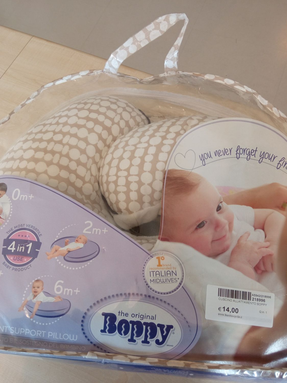 Cuscino allattamento Boppy