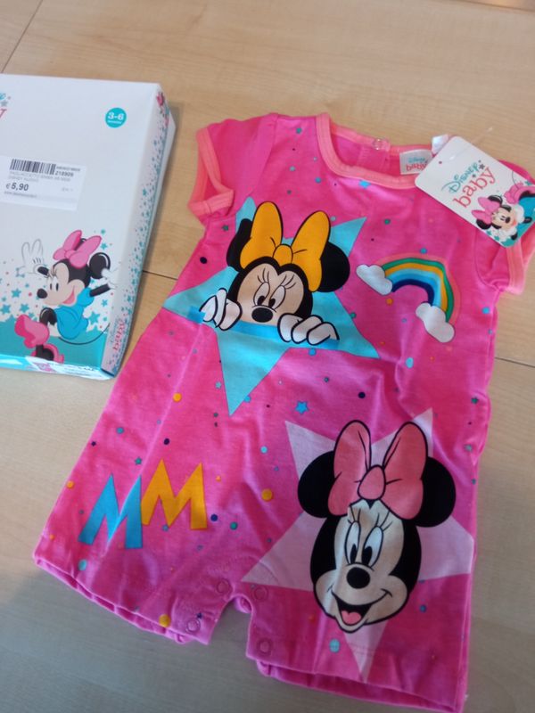 Pagliaccetto bimba 3/6 mesi Disney nuovo