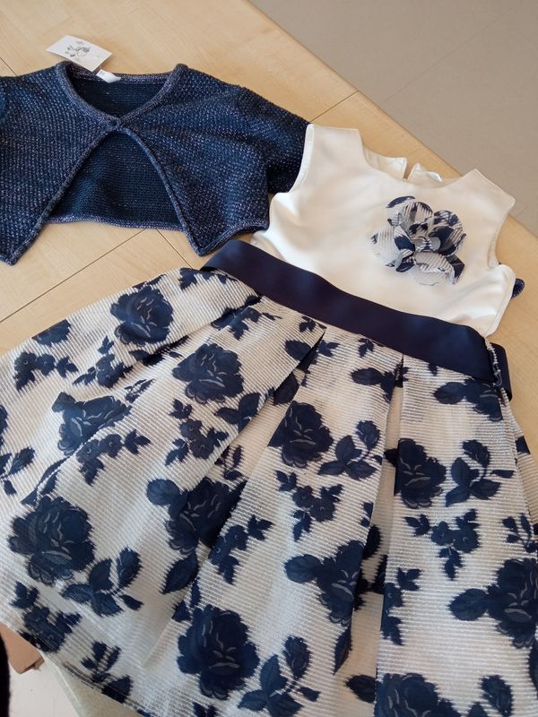 Completo da cerimonia bimba 5/6 anni Idexè