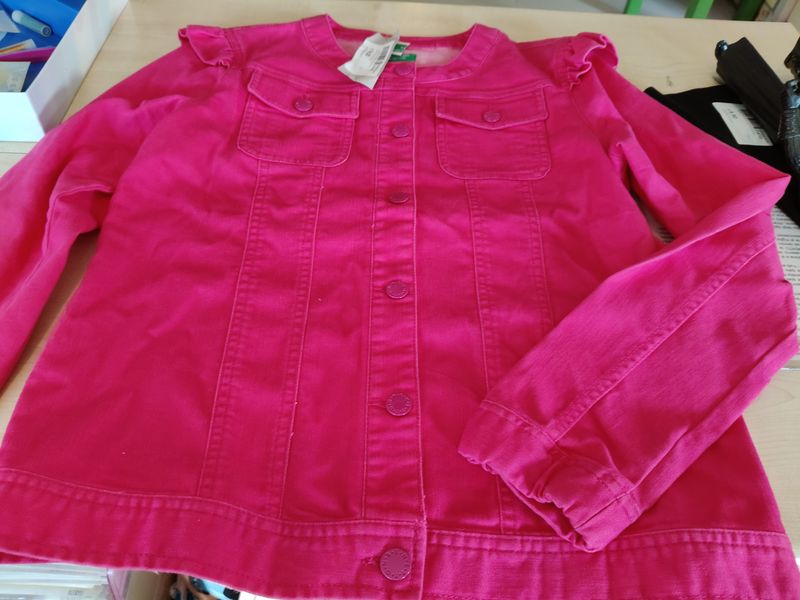 Giubbino bimba 13/14 anni Benetton nuovo