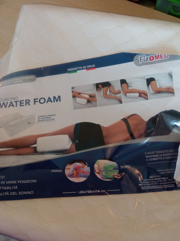 Cuscino water foam ergonomico