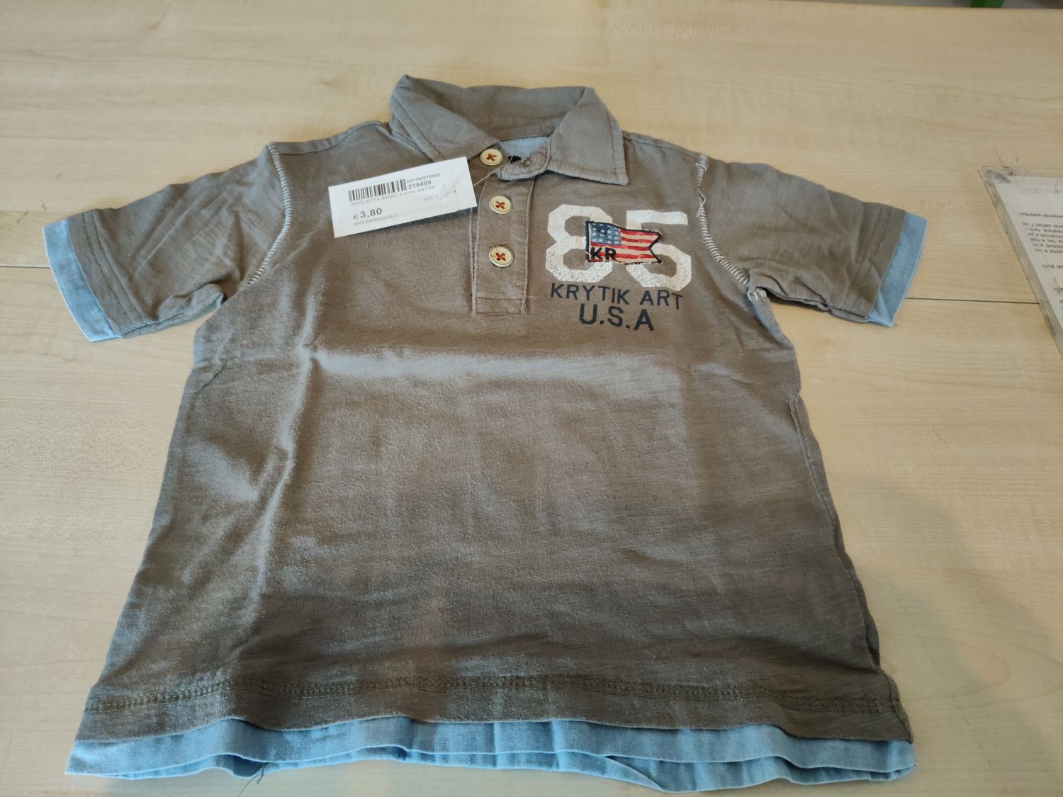 Maglietta bimbo 3 anni Krytik